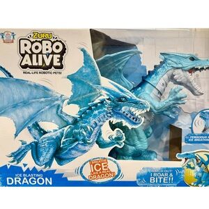 NWT! ZURU ROBO ALIVE Roaring Ice Blasting Dragon Robotic
CHRISTMAS TOY